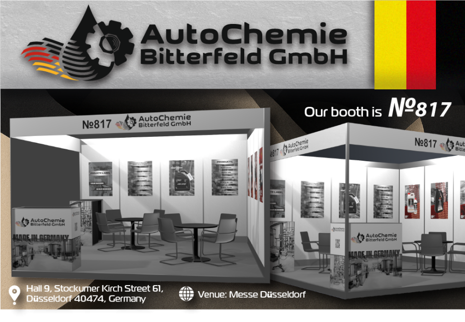 AUTOCHEMIE BITTERFELD GMBH lädt zur Lubricant Expo Europe 2025 ein! AUTOCHEMIE BITTERFELD GMBH lädt zur Lubricant Expo Europe 2025 ein!