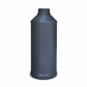 Flasche Rund 0,5L Metallic/ Silber